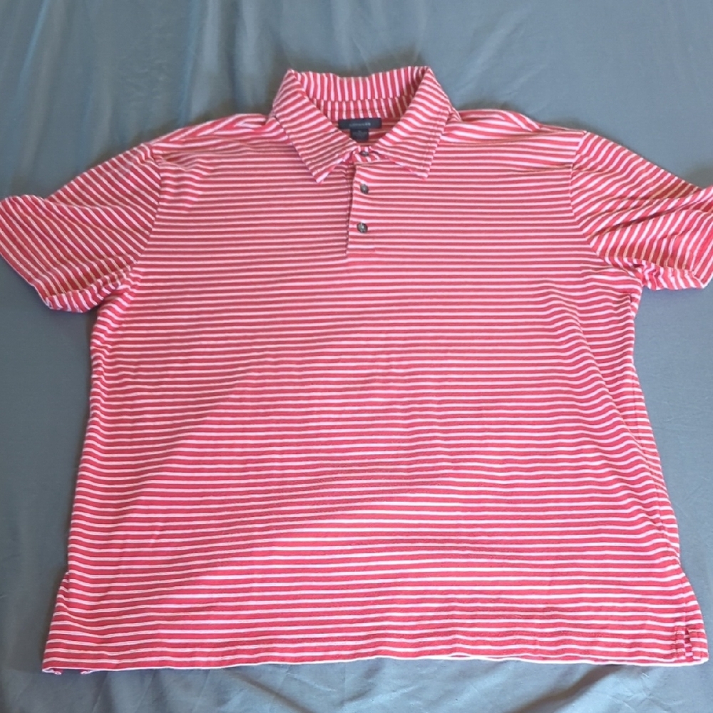 Striped Red Polo Shirt